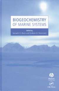 Biogeochemistry of Marine Systems (Sheffield Biological Siences)