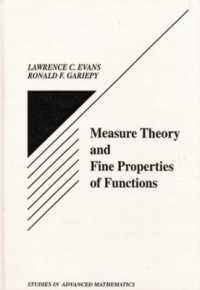 Measure Theory and Fine Properties of Functions (Studies in 