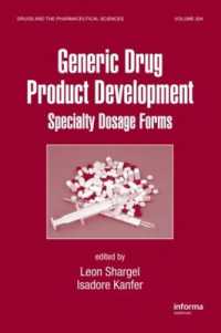 Generic Drug Product Development : Specialty Dosage Forms