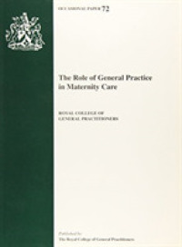 Role of General Practice in Maternity Care (Occasional Paper) -- Paperback / softback