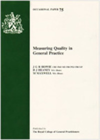 Measuring Quality in General Practice (Occasional Paper) -- Paperback / softback