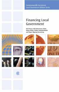 Financing Local Government (Commonwealth Secretariat Local Government Reform Series)
