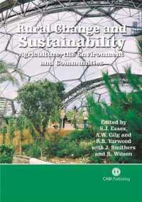 農村の変化と持続可能性：農業、環境とコミュニティ<br>Rural Change and Sustainability : Agriculture, the Environment and Communities