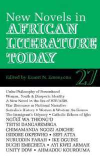ALT 27 New Novels in African Literature Today (African Literature Today)