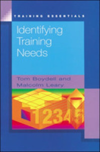 Identifying Training Needs (Training essentials) -- Paperback
