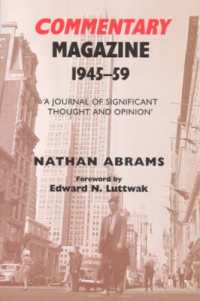 Commentary Magazine 1945-1959 : 'A Journal of Significant Thought and Opinion'