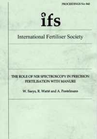 The Role of NIR Spectroscopy in Precision Fertilisation with Manure (Proceedings of the International Fertiliser Society)