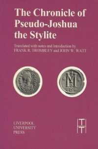 Chronicle of Pseudo-Joshua the Stylite (Translated Texts for Historians)