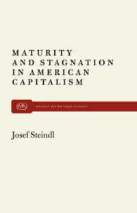Maturity and Stagnation in American Capitalism (Monthly Review Press Classic Titles)