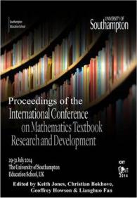 Proceedings of the International Conference on Mathematics Textbook Research and Development (ICMT-2014)