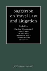Saggerson on Travel Law and Litigation （7TH）