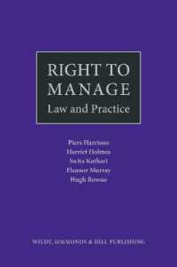 Right to Manage: Law and Practice