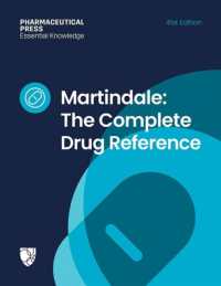 マーチンデール：世界の医薬品（第４１版・全２巻）<br>Martindale: the Complete Drug Reference : The Complete Drug Reference (Martindale) （41TH）
