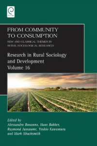 From Community to Consumption : New and Classical Themes in Rural Sociological Research (Research in Rural Sociology and Development)