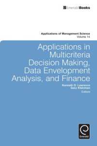Applications in Multi-criteria Decision Making, Data Envelopment Analysis, and Finance (Applications of Management Science)