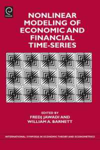 経済・金融時系列の非線形モデリング<br>Nonlinear Modeling of Economic and Financial Time-Series (International Symposia in Economic Theory and Econometrics)