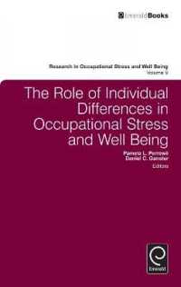 The Role of Individual Differences in Occupational Stress and Well Being (Research in Occupational Stress and Well Being)