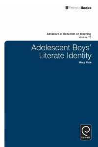 Adolescent Boy's Literate Identity (Advances in Research on Teaching)