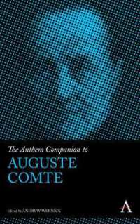 コント必携<br>The Anthem Companion to Auguste Comte (Anthem Companions to Sociology)