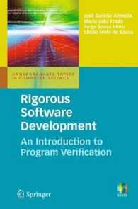 Rigorous Software Development : An Introduction to Program Verification (Undergraduate Topics in Computer Science)