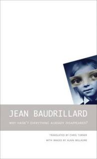 Why Hasn't Everything Already Disappeared? (Sb-the French List) -- Paperback / softback