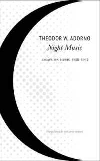 Night Music : Essays on Music 1928-1962 (Sb-the German List)