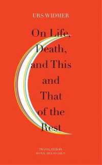 On Life, Death, and This and That of the Rest : The Frankfurt Lectures on Poetics (Swiss List)