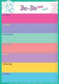 Dodo Weekly to Do Do Reminder List Planner Pad - Bright : 52 Pages for a Year's Worth of Memos, Notes and Vital Reminders to Plan and Do This Week （Looseleaf）
