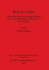 Birds of a Feather : Osteological and archaeological papers from the South Pacific in honour of R.J. Scarlett