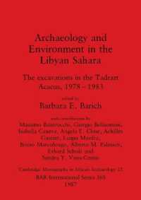 Archaeology and Environment in the Libyan Sahara : The excavations in the Tadrart Acacus, 1978- 1983