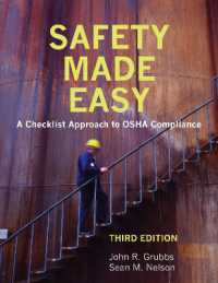 Safety Made Easy : A Checklist Approach to OSHA Compliance （3RD）