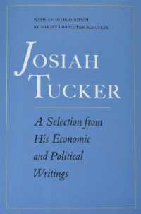 Josiah Tucker : A Selection from His Economic and Political Writings