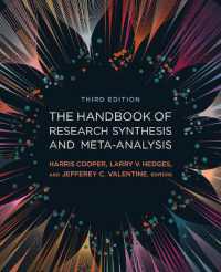 Handbook of Research Synthesis and Meta-Analysis （3RD）