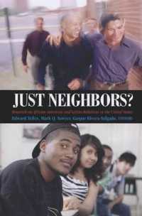 Just Neighbors? : Research on African American and Latino Relations in the United States