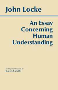 Essay Concerning Human Understanding -- Paperback / softback