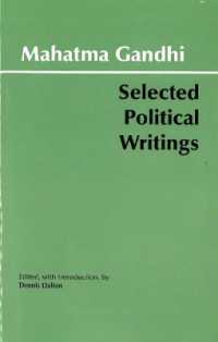 Gandhi: Selected Political Writings (Hackett Classics) -- Hardback
