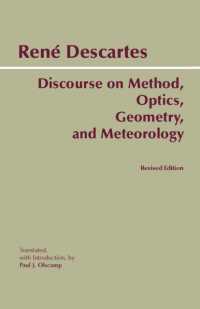Discourse on Method, Optics, Geometry, and Meteorology (Hackett Classics) -- Paperback / softback