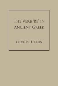 Verb 'be' in Ancient Greek -- Hardback