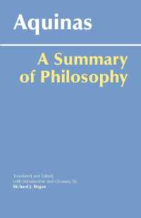 Summary of Philosophy : A Summary of Philosophy (Hackett Classics) -- Paperback / softback