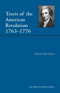 Tracts of the American Revolution, 1763-1776 (The American Heritage Series) -- Paperback / softback
