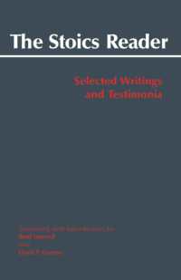 Stoics Reader : Selected Writings and Testimonia (Hackett Classics) -- Paperback / softback