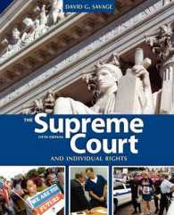 米国最高裁と個人の権利（第５版）<br>The Supreme Court and Individual Rights （5TH）