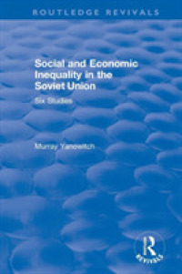 Social and Economic Inequality in the Soviet Union (Routledge Revivals)