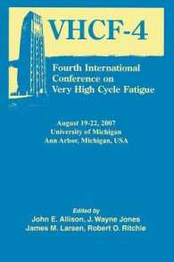 Fourth International Conference on Very High Cycle Fatigue （PAP/CDR）