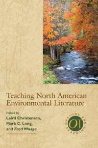北米の環境文学の教え方<br>Teaching North American Environmental Literature (Options for Teaching)