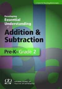 Developing Essential Understanding of Addition and Subtraction for Teaching Math in PreK-Grade 2 (Developing Essential Understanding)