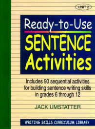 Ready-To Use Sentence Activities (Writing Skills Curriculum Library)