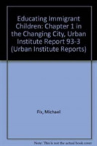 Educating Immigrant Children : Chapter 1 in the Changing City, Urban Institute Report 93-3