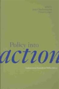 Policy into Action : Implementation Research and Welfare Reform (Urban Institute Press)