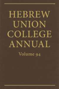 Hebrew Union College Annual Vol. 94 (2023)